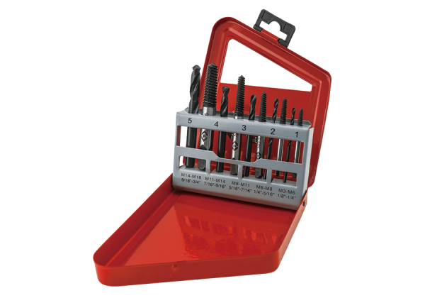 Набір екстракторів і свердл, 10 одиниць