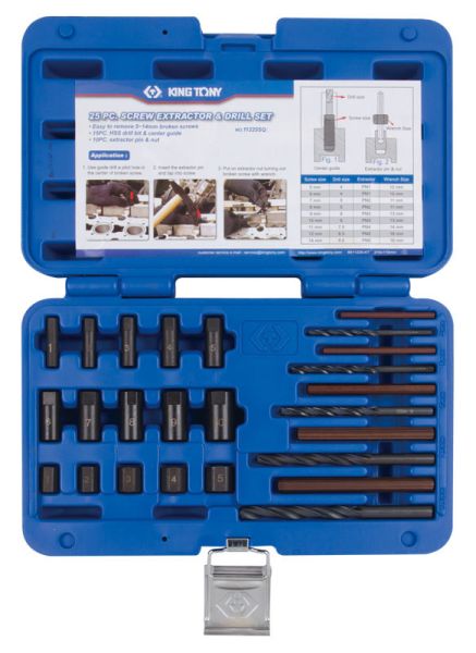 Набір екстракторів зламаних шпильок 25 одиниць (уп. 25)