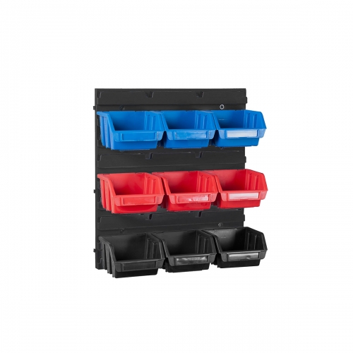 Настінний органайзер з лотками для інструментів 9 штук (345 x 385 x 90)