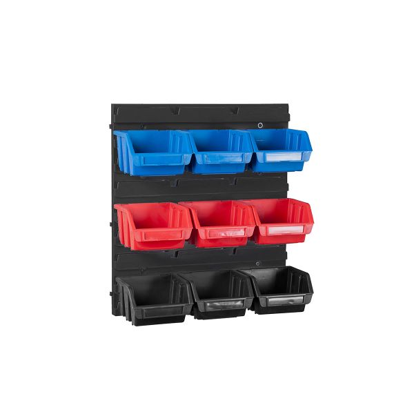 Настінний органайзер з лотками для інструментів 9 штук (345 x 385 x 90)