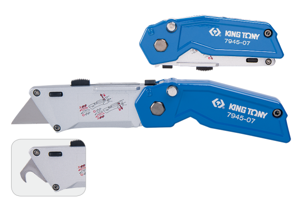 Ніж із складним фіксованим лезом 2 в 1