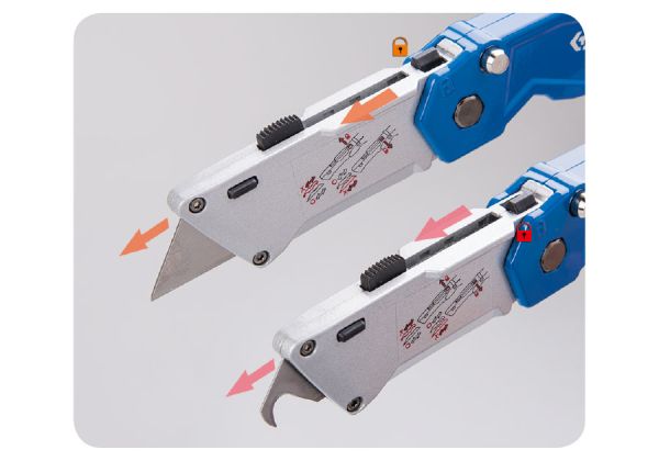 Ніж із складним фіксованим лезом 2 в 1