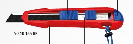 Ніж універсальний з сегментним лезом, висувний 90 10 165 ВК