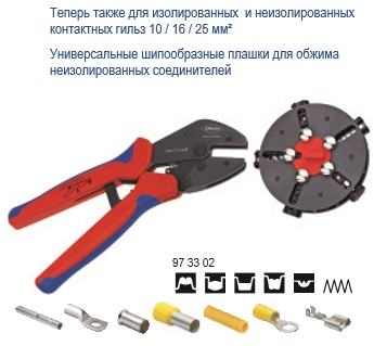 Кліщі обжимні зі змінними матрицями MultiCrimp