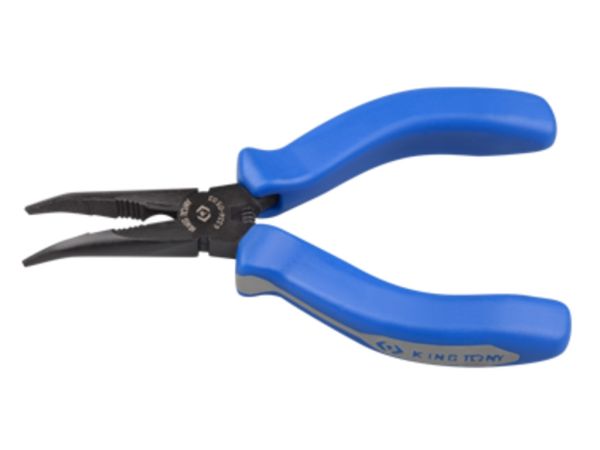 Пасатижі тонкий ніс загнуті 125 мм KINGTONY 6334-05
