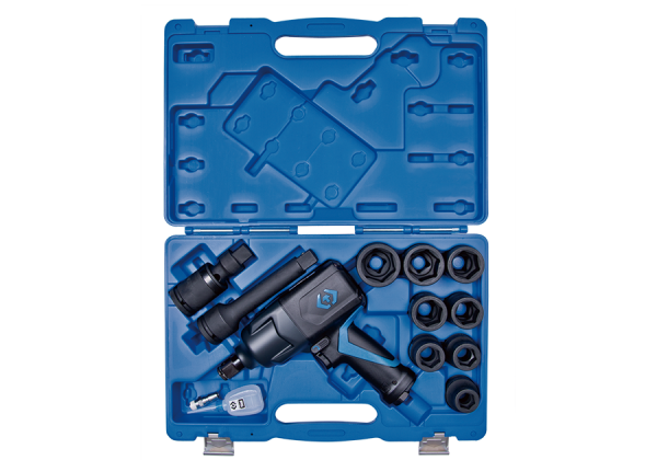 Пневмогайковерт 3/4" з набором головок