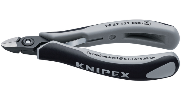 Прецизійні кусачки бокові для електроніки KNIPEX 79 22 125 ESD