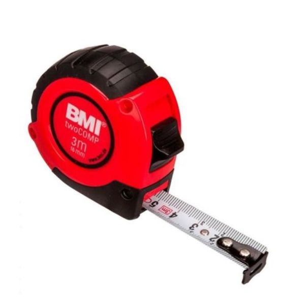 Рулетка вимірювальна 3 м twoCOMP BMI 472341021M