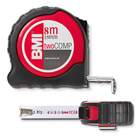 Рулетка вимірювальна 3 м twoCOMP BMI 472341021M