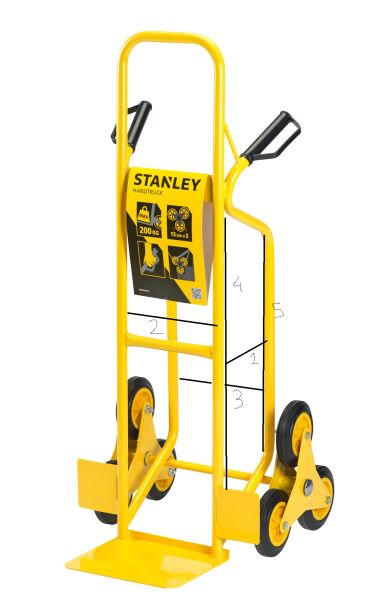 Візок складський STANLEY HT523 для переміщення вантажів на складі 200 кг