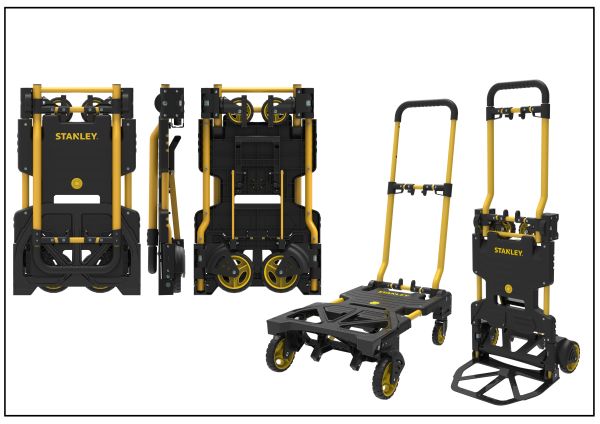 Візок з платформою складський STANLEY SXWTD-FT585 для переміщення вантажів на сладі 70/137 кг