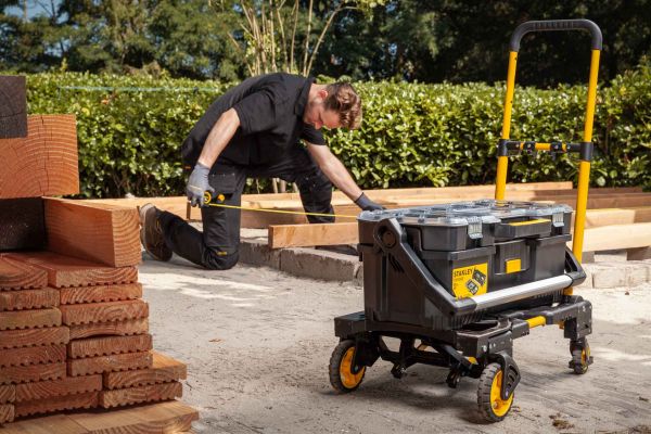 Візок з платформою складський STANLEY SXWTD-FT585 для переміщення вантажів на сладі 70/137 кг