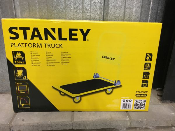 Візок з платформою складський STANLEY PC527 для переміщення вантажів на сладі 150 кг