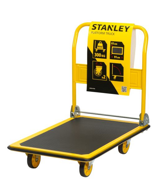Візок з платформою складський STANLEY PC528 для переміщення вантажів на сладі 300 кг