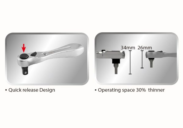 Трищітка міні 1/4" 60 зубів