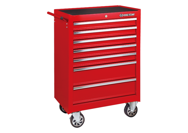 Візок на коліщатках для зберігання робочого інструменту 7 полиць