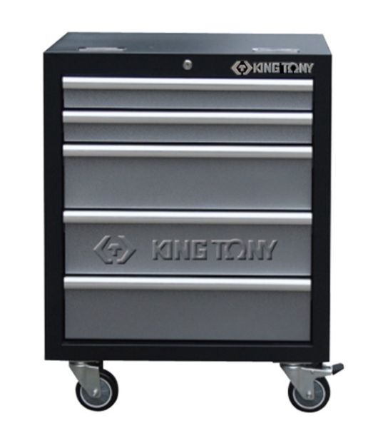 Візок на коліщатках для зберігання робочого інструменту 5 полиць