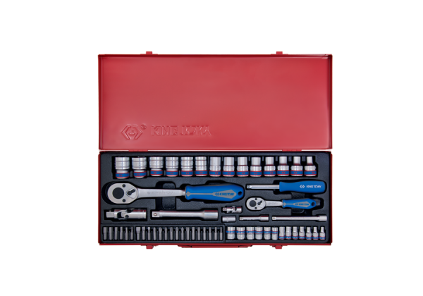 Набір інструментів 58 одиниць 1/4"+1/2"