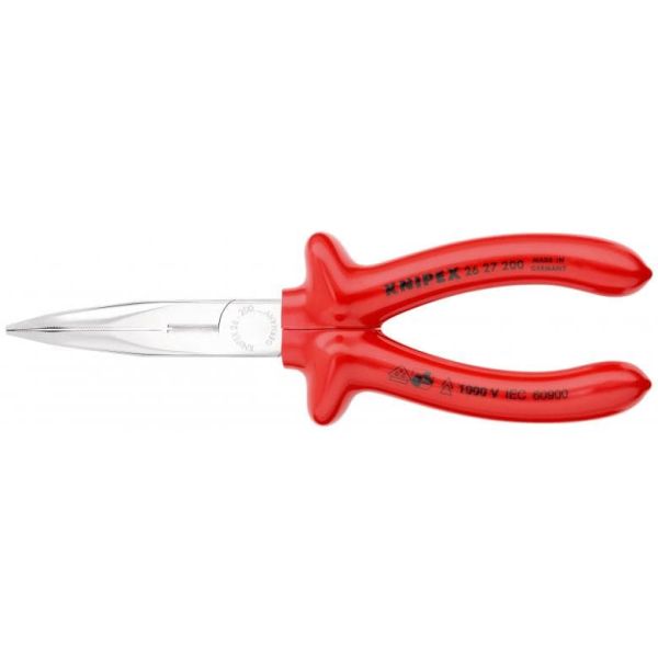 Плоскі круглогубці з ріжучими крайками KNIPEX 26 27 200
