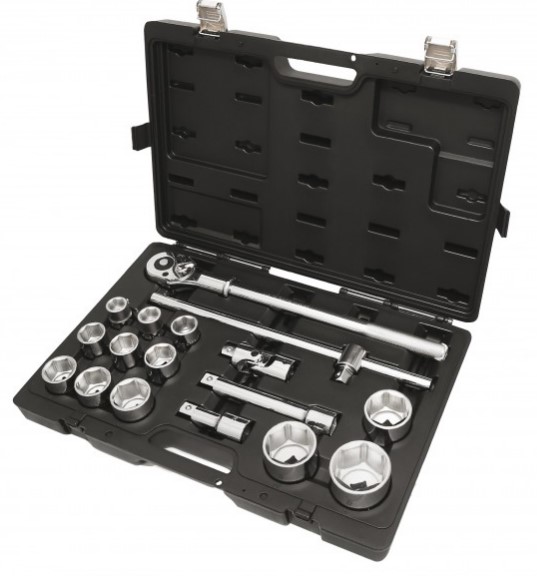 Набір головок для гайкових ключів з ручками 928E/C17 3/4 -17 одиниць