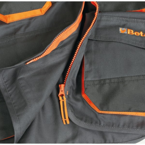 7907G L-SLEEVELESS WORK JACKET, GREY