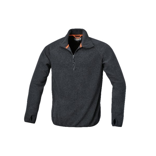 7635N XL-FLEECE PULLOVER BLACK