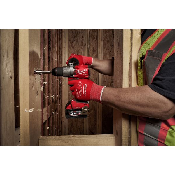 Дриль-шурупокрут акумуляторний MILWAUKEE, M18 ONEDD2-502X, 135Нм (+заряд.прис., 2акум. Х5Аг, HDкейс)