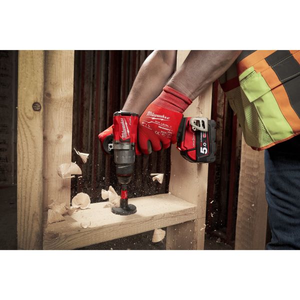 Дриль-шурупокрут акумуляторний MILWAUKEE, M18 ONEDD2-502X, 135Нм (+заряд.прис., 2акум. Х5Аг, HDкейс)