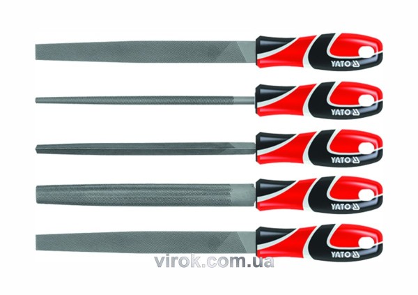 Напильники по металу YATO, набір 5 шт. [5/10]