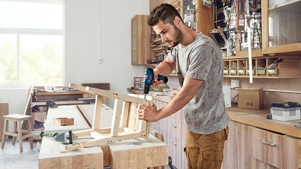 Акумуляторний ударний дриль-шуруповерт Bosch GSB 120 LI (2x2 А/год) Кейс + Набір біт + свердла (0.601.9G8.102)
