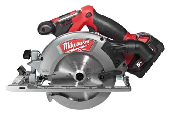 Пила дискова акумуляторна M18 CCS55-0Х MILWAUKEE (+ диск, упор, адаптер, ключ, HD кейс)