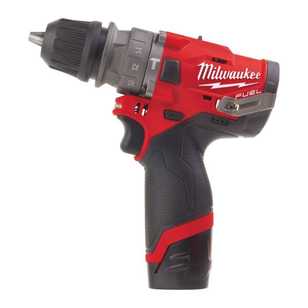 Дриль-шурупокрут з ударом акумуляторний MILWAUKEE, M12 FPDX-0, 37Нм,