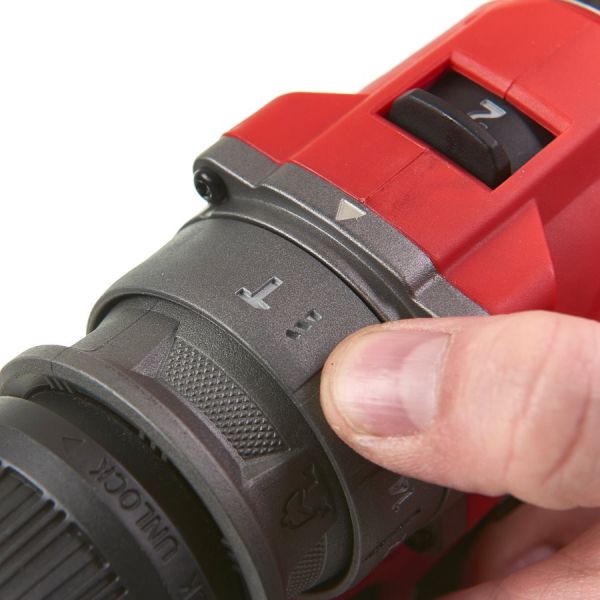 Дриль-шурупокрут з ударом акумуляторний MILWAUKEE, M12 FPDX-0, 37Нм,
