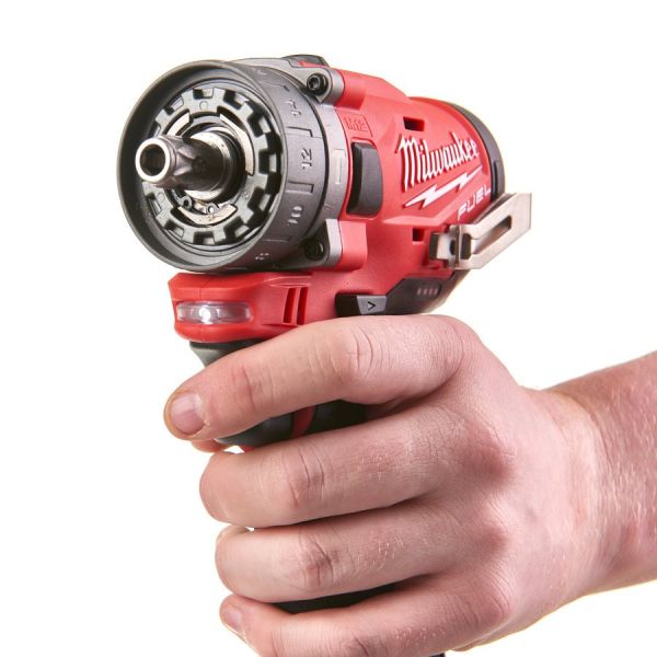 Дриль-шурупокрут з ударом акумуляторний MILWAUKEE, M12 FPDX-0, 37Нм,