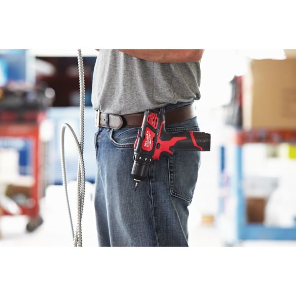 Дриль-шурупокрут акумуляторний MILWAUKEE, M12 BDD-0, 30Нм