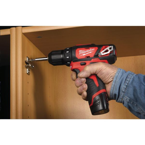 Дриль-шурупокрут акумуляторний MILWAUKEE, M12 BDD-0, 30Нм
