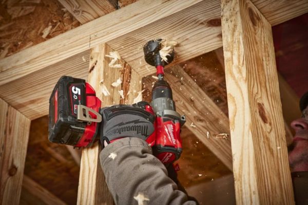 Дриль-шурупокрут акумуляторний MILWAUKEE, M18 FDD2-0X,135Нм, (HD кейс)