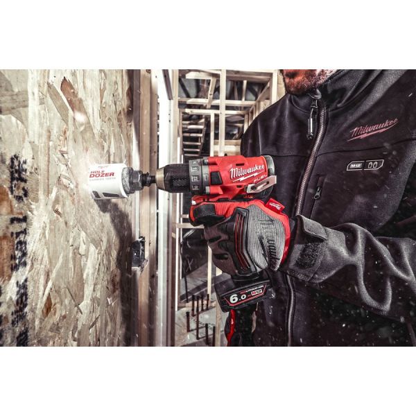 Дриль-шурупокрут з ударом акумуляторний MILWAUKEE, M12 FPD-402X, 44Нм (+ заряд.пристрій, 2 акум.Х 4А