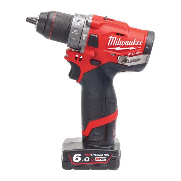 Дриль-шурупокрут з ударом акумуляторний MILWAUKEE, M12 FPD-0, 37Нм