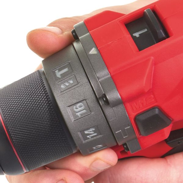 Дриль-шурупокрут з ударом акумуляторний MILWAUKEE, M12 FPD-0, 37Нм