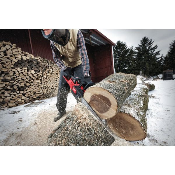 Пила ланцюгова акумуляторна безщіткова MILWAUKEE, M18FCHS-0, 400 мм (+ олія для змащення, ключ, захисний кожух)