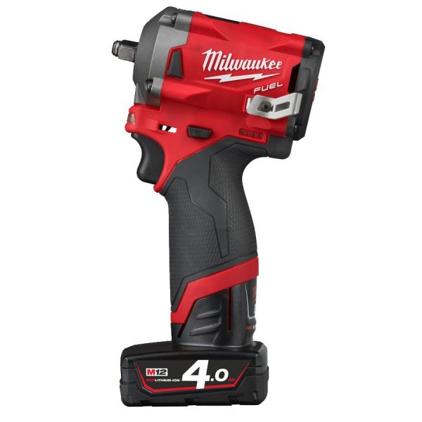 Гайкокрут акумуляторний 3/8" MILWAUKEE, M12 FIW38-422X, 339 Нм, (+ заряд. пристрий, 1 акум.Х 2Аг, 1