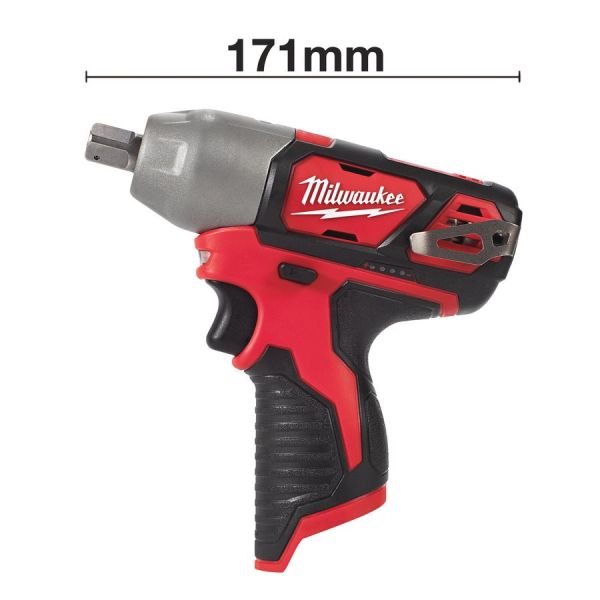 Гайкокрут акумуляторний 1/2" MILWAUKEE, M12 BIW12-0, 138Нм