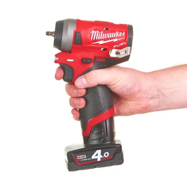 Гайкокрут акумуляторний 1/4" MILWAUKEE, M12 FIW14-0, 136 Нм