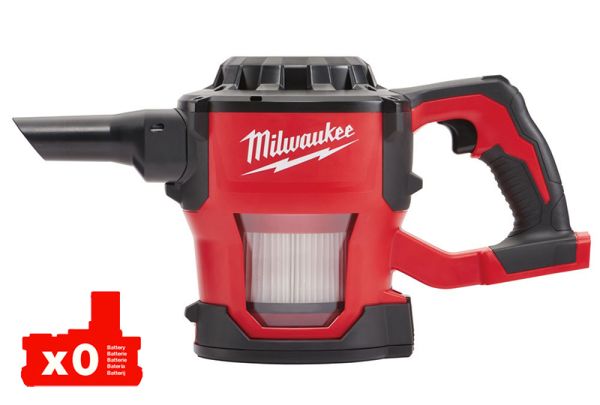 Пилосос акумуляторний компактний MILWAUKEE, M18 CV-0 для сухого прибирання