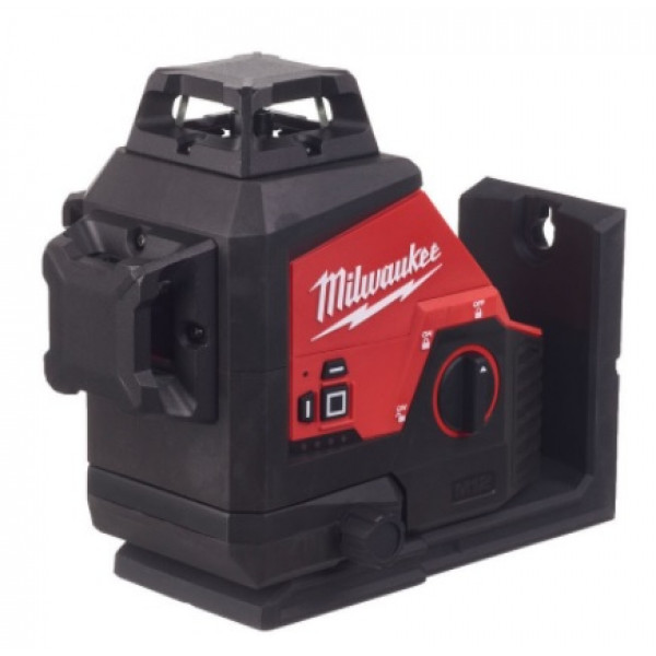 Нівелір лазерний 3D нівелір акумуляторний MILWAUKEE, M12 3PL-0C (кейс)
