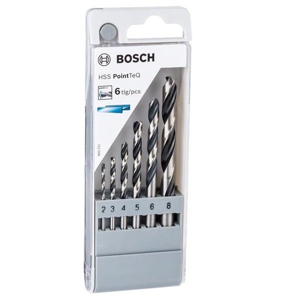Набір свердел по металу HSS PointTeQ 6 шт.