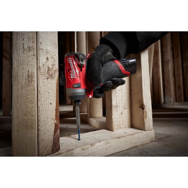 Гвинтокрут акумуляторний 1/4" HEX MILWAUKEE, M12 FID-202X, 147Нм (+ заряд.пристрій, 2 акум.Х 2Аг, HD