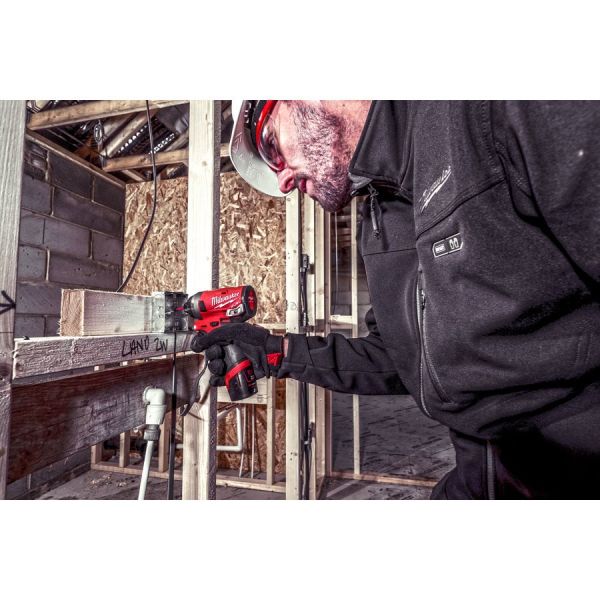 Гвинтокрут акумуляторний 1/4" HEX MILWAUKEE, M12 FID-202X, 147Нм (+ заряд.пристрій, 2 акум.Х 2Аг, HD
