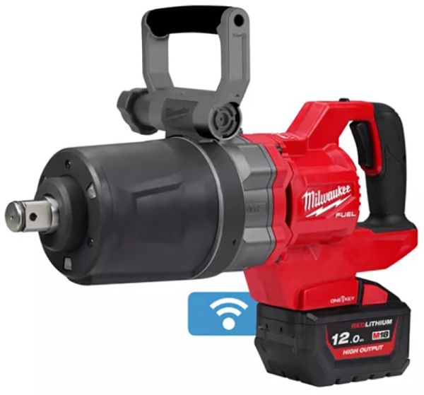 Гайкокрут високомоментний 1'' (2711 Нм) MILWAUKEE M18 FUEL ONEFHIWF1DS-121C (+ заряд.пристрій, акум., HD кейс)